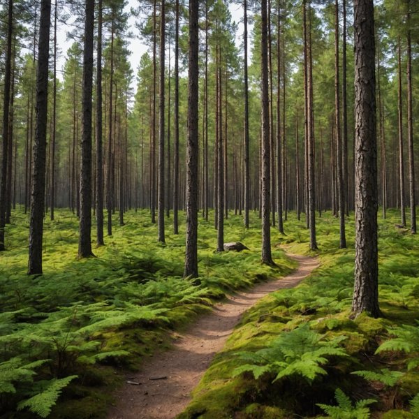 Quels sont les meilleurs itinéraires pour une randonnée en forêt en Finlande ?