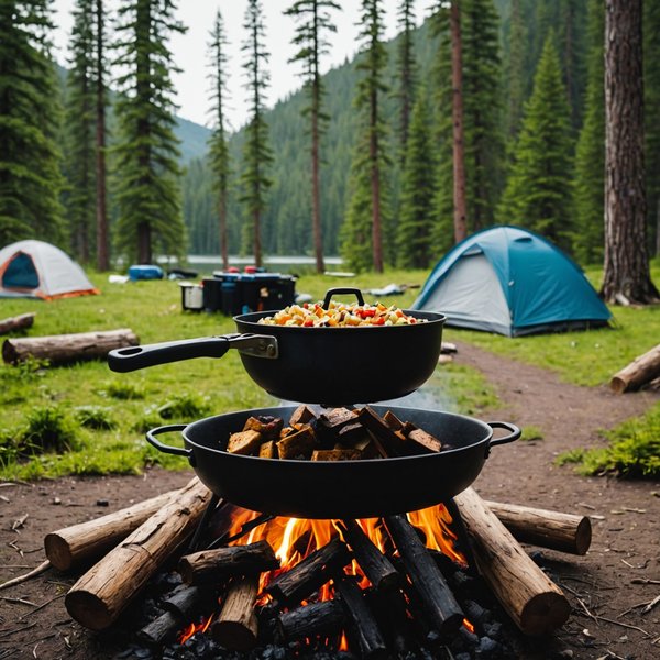 Comment préparer un menu végétalien pour un camping en pleine nature sans réchaud à gaz?