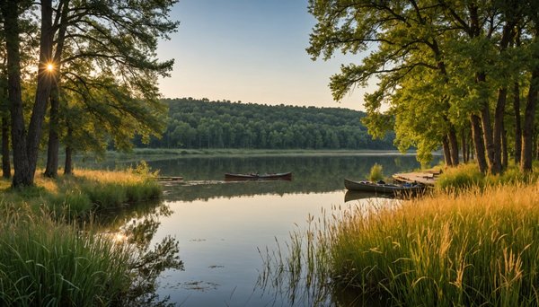 Évadez-vous en périgord : camping au bord du lac !